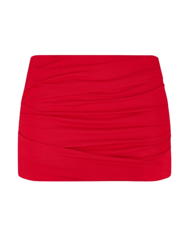 Юбка купальная soft royal red